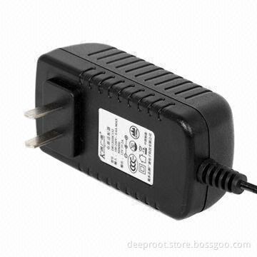 AC/DC Adapter, 24W, 12 DC Output, Used for CCTV Camera, Short-circuit Protection with UL Mark